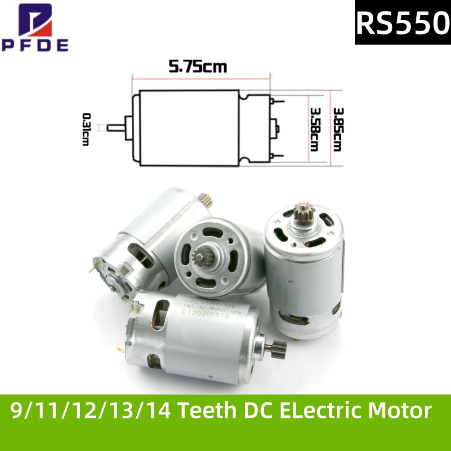 Moteur DC RS550 60W 13 dents 9 - Bosch Drill Gsb 18V avis et prix