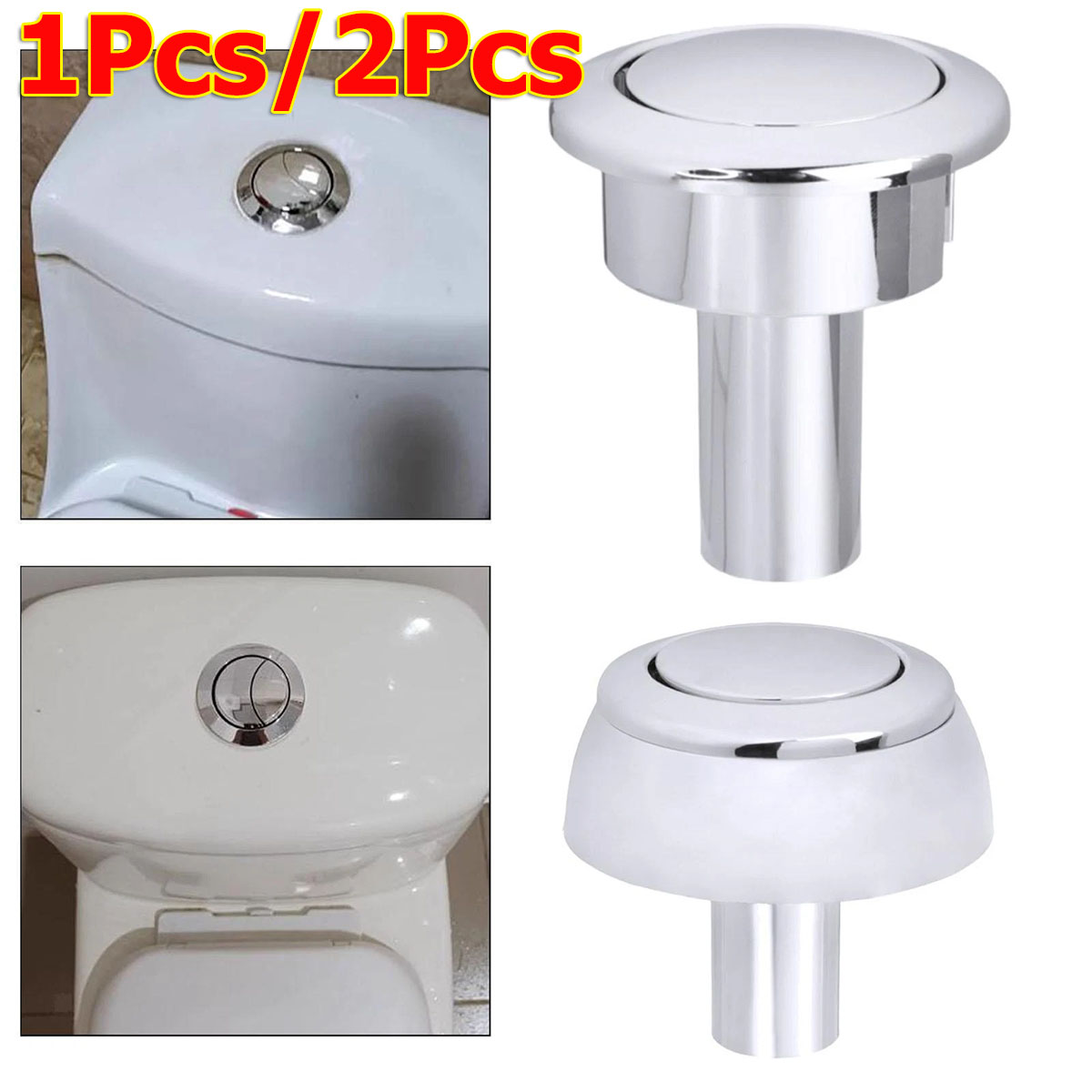 1 pièce/2 pièces Bouton de cha - Toilet Fill Valve avis et prix